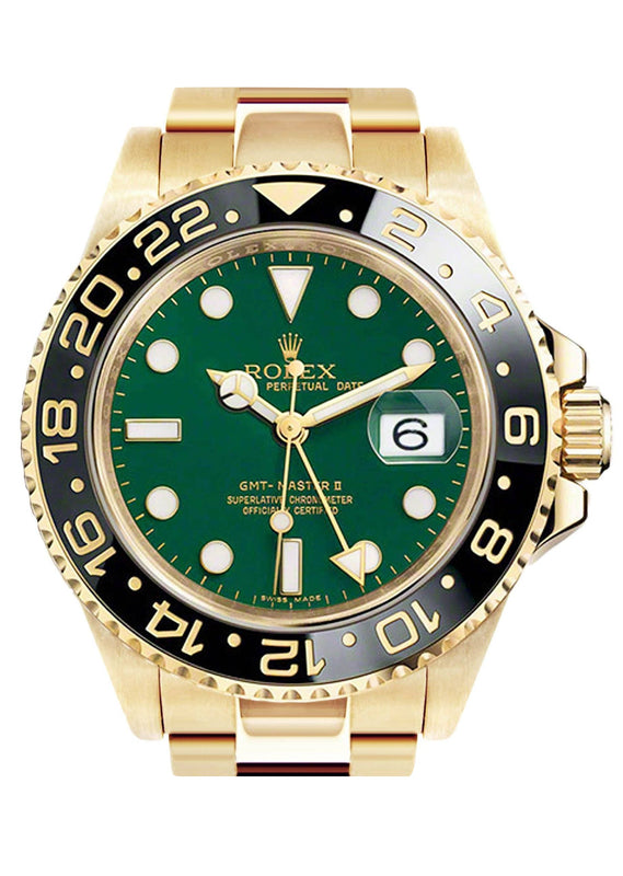 Rolex Gmt-Master 2 | 18K Yellow Gold | 40 Mm