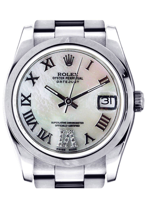 Diamond Rolex Datejust | Stainless Steel | 31 Mm