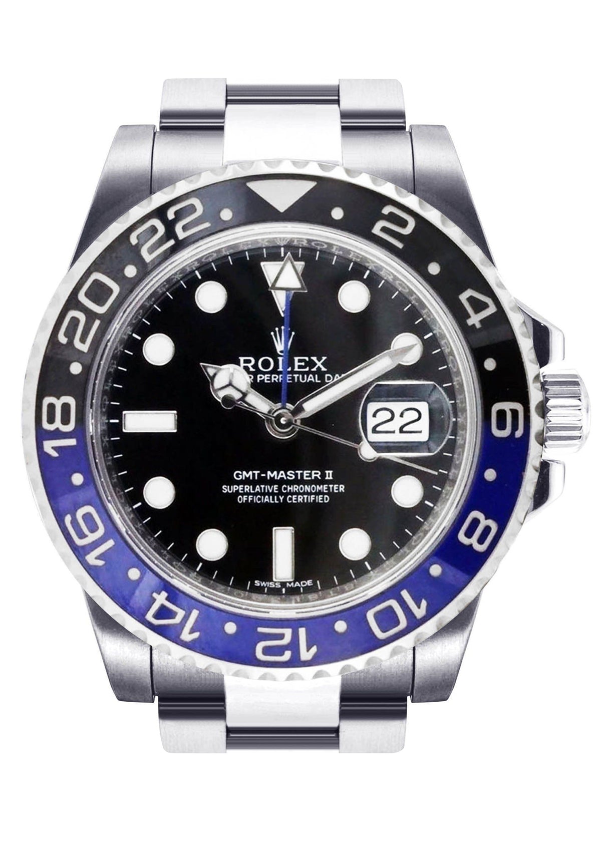 Rolex Gmt-Master 2 "Batman" | Stainless Steel | 40 Mm