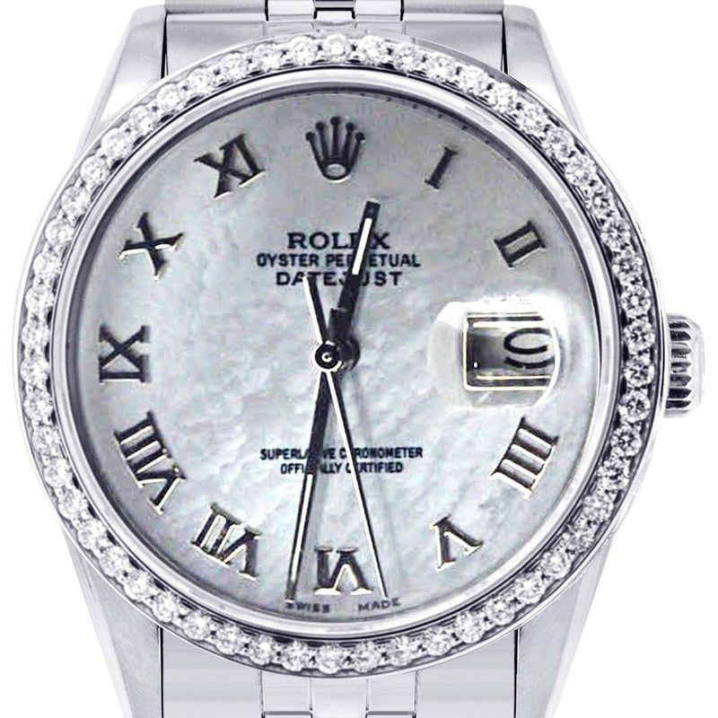 Diamond Rolex Datejust | Stainless Steel | 36 Mm