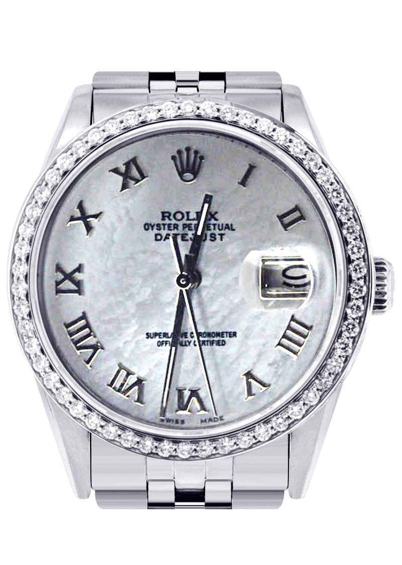 Diamond Rolex Datejust | Stainless Steel | 36 Mm