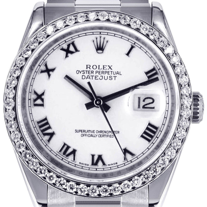 Diamond Rolex Datejust | Stainless Steel | 36 Mm
