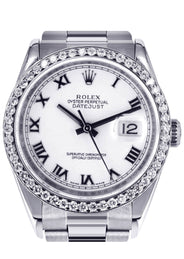 Diamond Rolex Datejust | Stainless Steel | 36 Mm