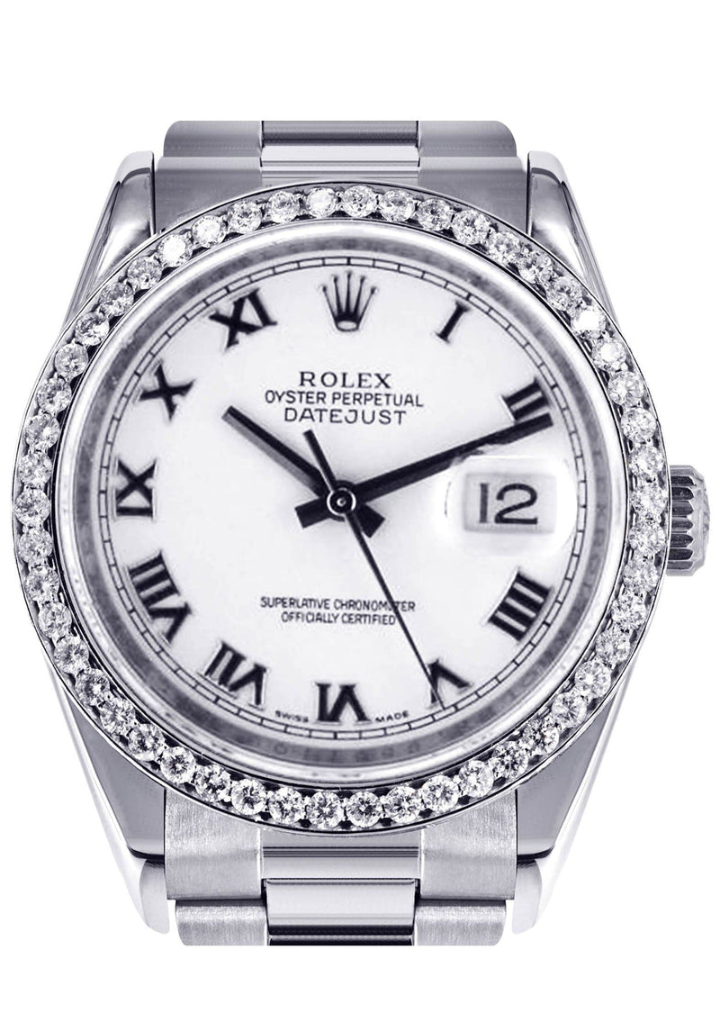 Diamond Rolex Datejust | Stainless Steel | 36 Mm