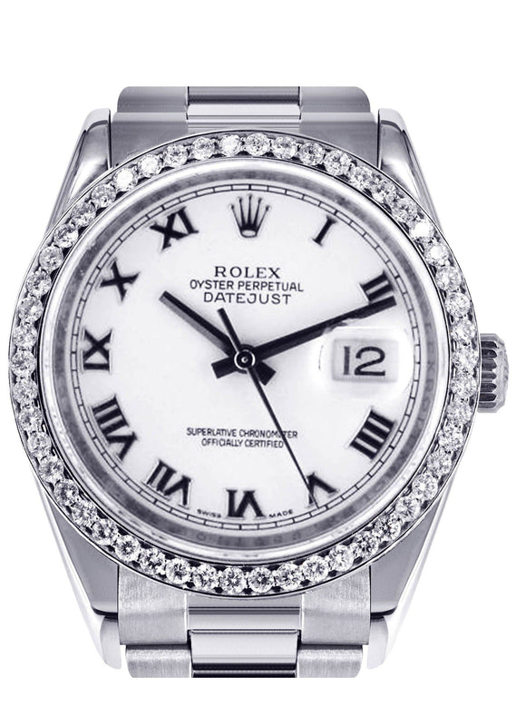 Diamond Rolex Datejust | Stainless Steel | 36 Mm