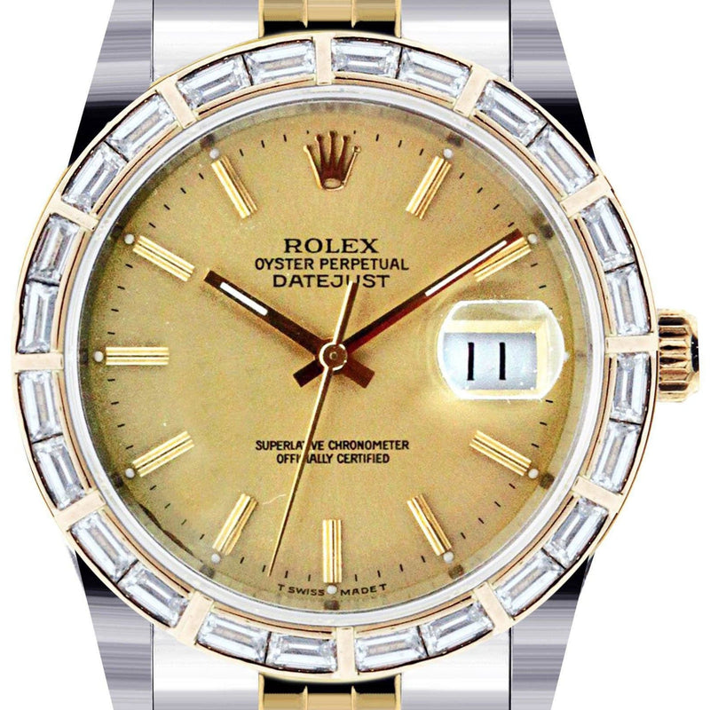 Diamond Rolex Datejust | Stainless Steel | 36 Mm