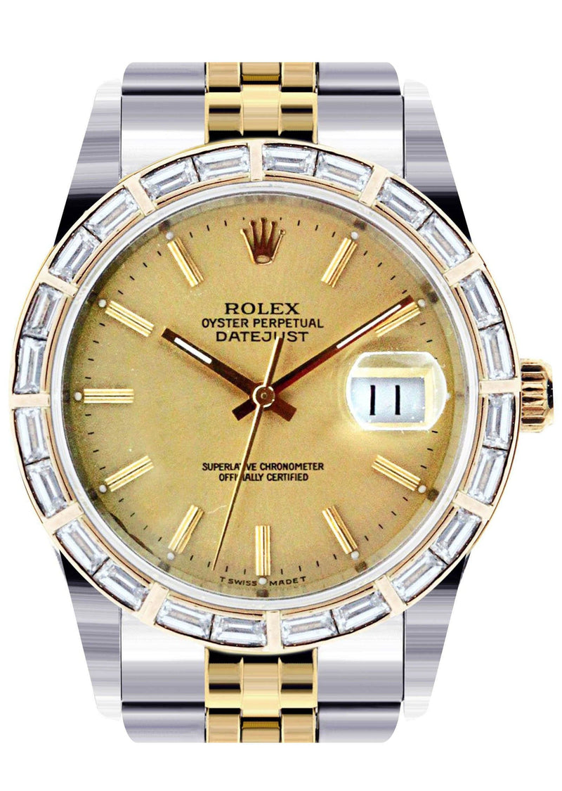 Diamond Rolex Datejust | Stainless Steel | 36 Mm