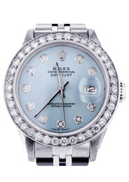 Diamond Rolex Datejust 36 MM | 2.75 Carat | Custom Diamond Dial | Jubiliee Band