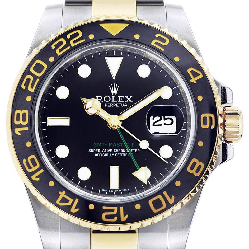 Rolex Gmt Master 2  | 18K Yellow Gold | 40 Mm