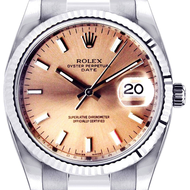 Rolex Date | Stainless Steel | 34 Mm