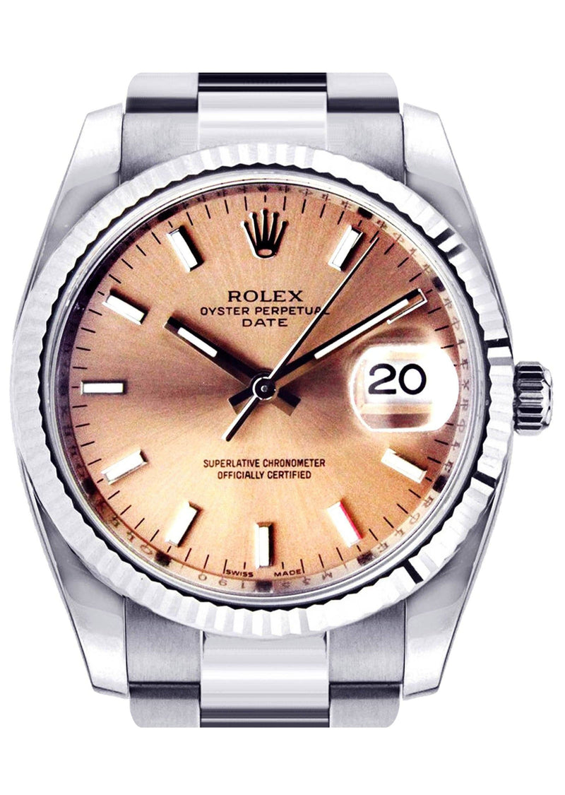 Rolex Date | Stainless Steel | 34 Mm