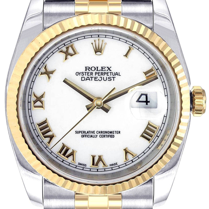 Rolex Datejust | 18K Yellow Gold | 36 Mm