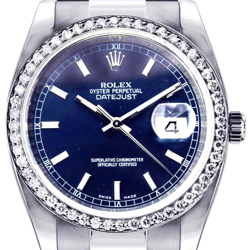 Diamond Rolex Datejust | Stainless Steel | 36 Mm