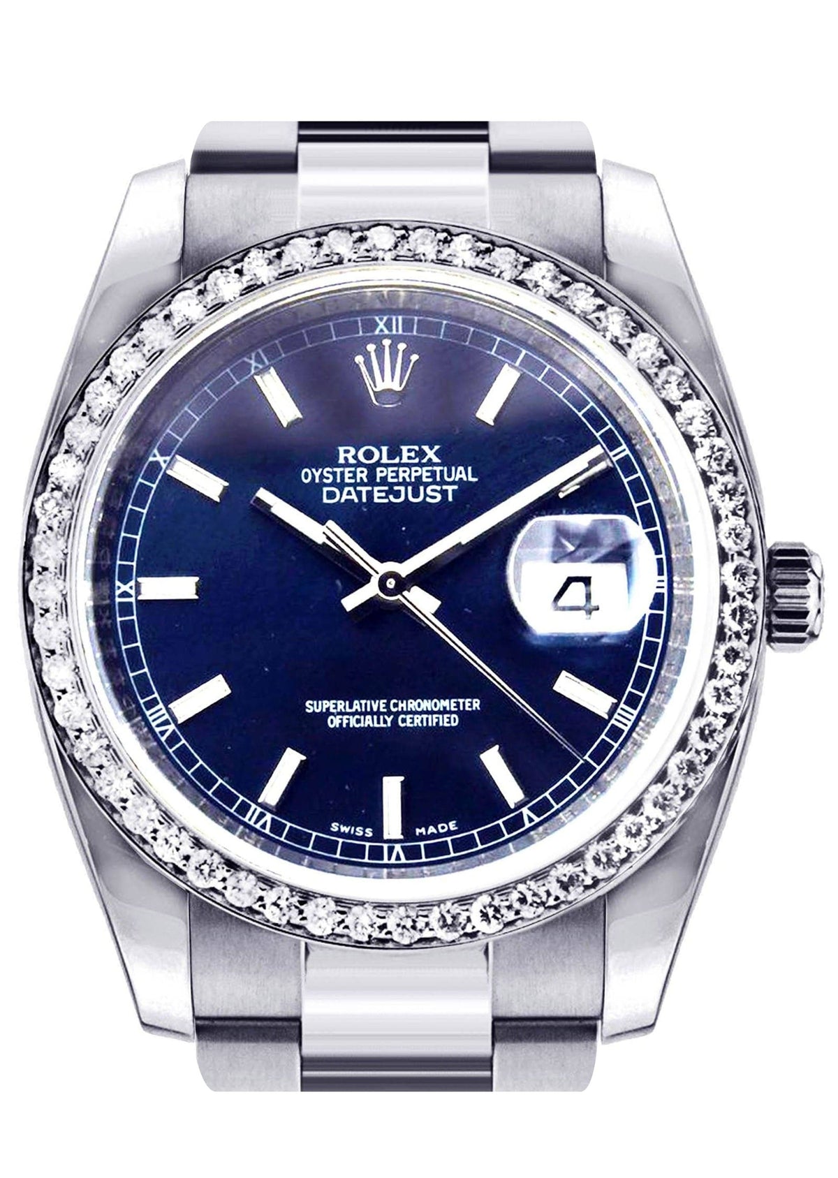 Diamond Rolex Datejust | Stainless Steel | 36 Mm