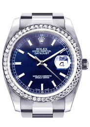 Diamond Rolex Datejust | Stainless Steel | 36 Mm