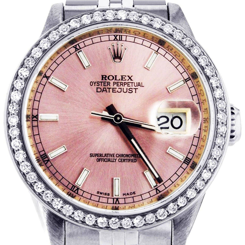 Diamond Rolex Datejust | Stainless Steel | 36 Mm