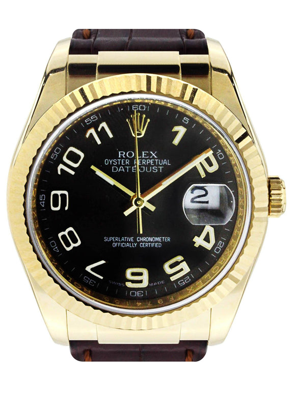 Rolex Datejust | 18K Yellow Gold | 36 Mm
