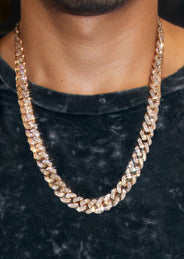 Diamond Miami Cuban Link Chain ( 12 MM )