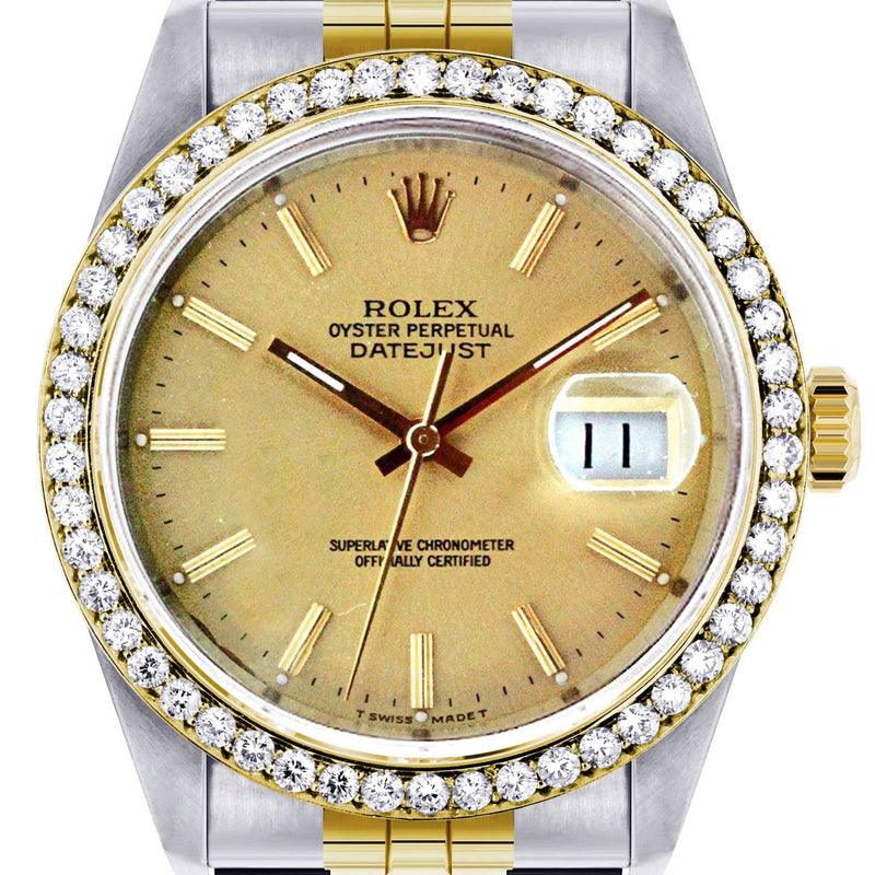 Diamond Rolex Datejust | Stainless Steel