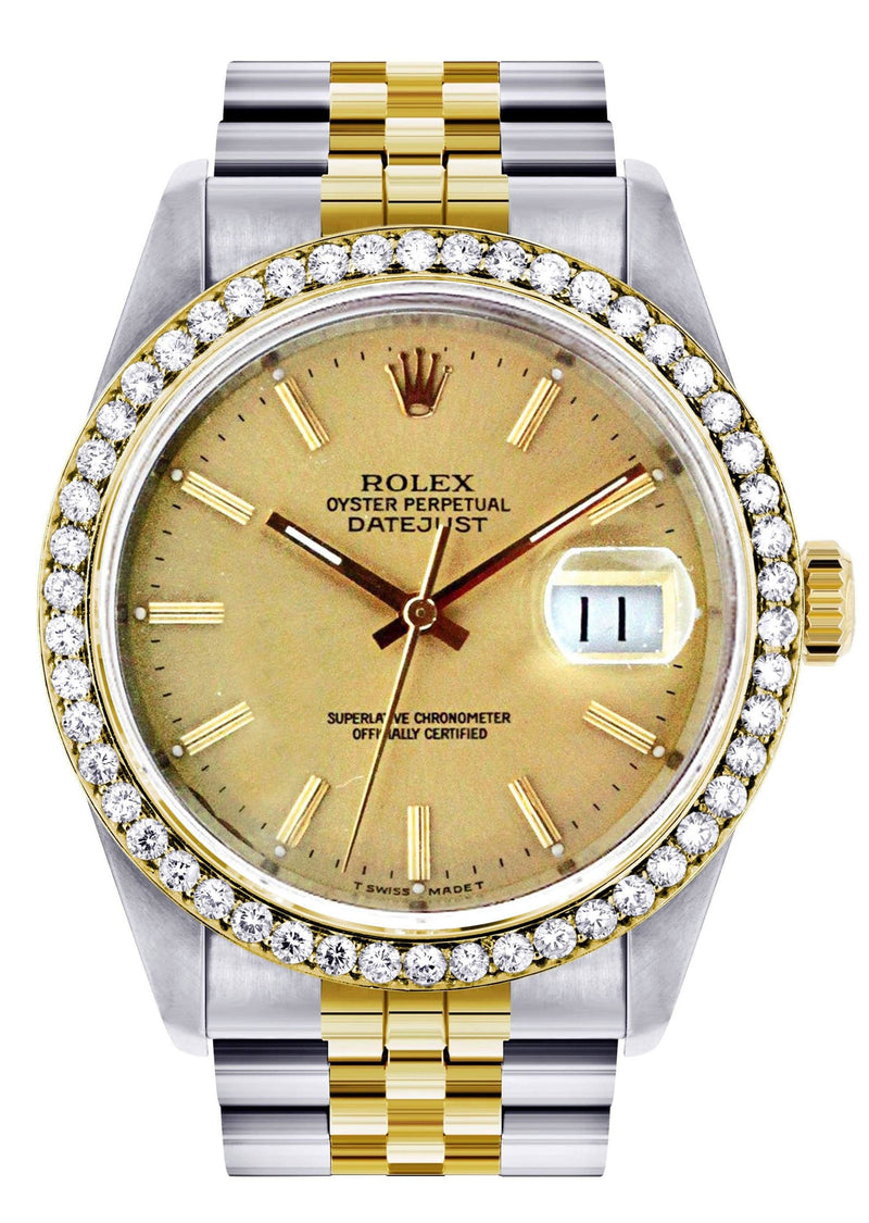 Diamond Rolex Datejust | Stainless Steel