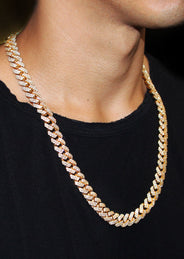 Diamond Miami Cuban Link Chain ( 12 MM )