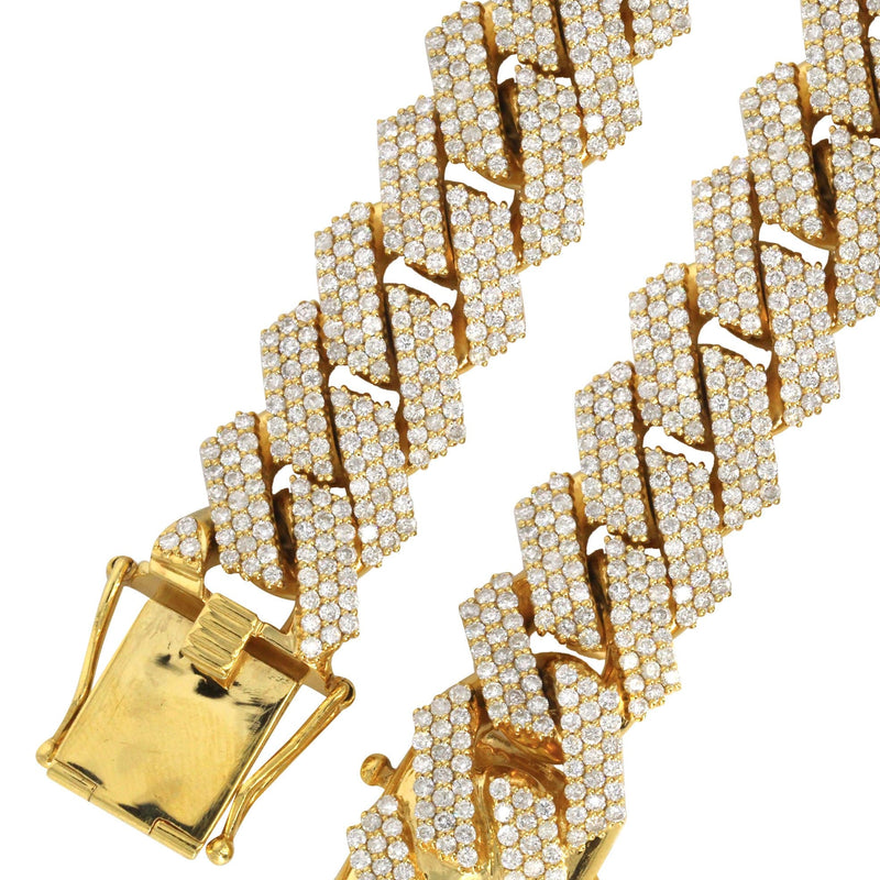 Diamond Miami Cuban Link Chains Bundle ( 12 MM ) & ( 17 MM )