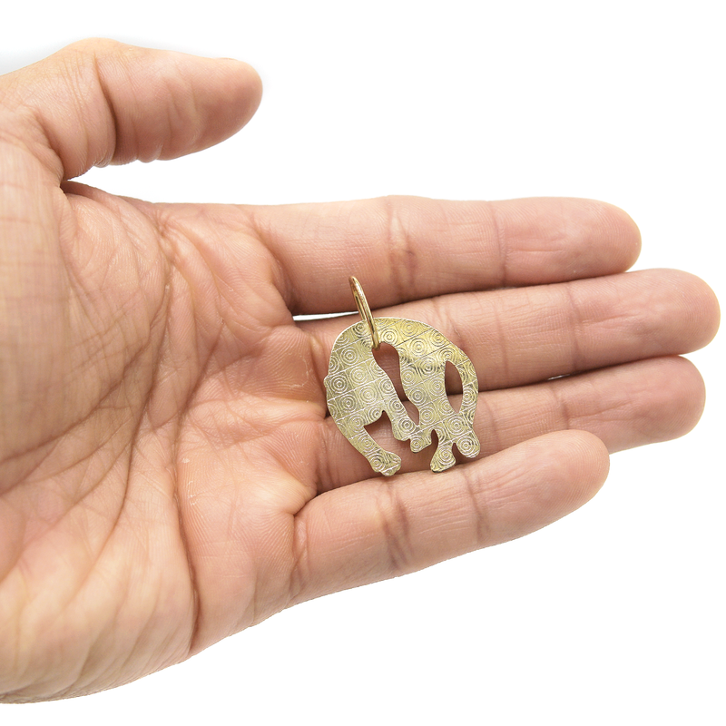 10K Yellow Gold Feline Pendant | 3.2 Grams