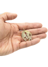 10K Yellow Gold Feline Pendant | 3.2 Grams