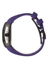 Frost NYC Evolution Women's Watch - Automatic Skeleton Steel Caged Heart | WFRST-01-H-B Purple Band | Pre - Sale