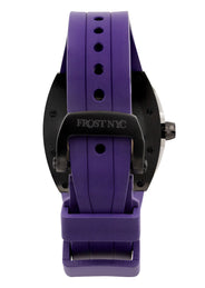 Frost NYC Evolution Women's Watch - Automatic Skeleton Steel Caged Heart | WFRST-01-H-B Purple Band | Pre - Sale