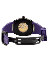 Frost NYC Evolution Women's Watch - Automatic Skeleton Steel Caged Heart | WFRST-01-H-B Purple Band | Pre - Sale