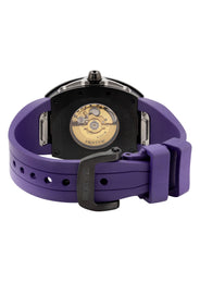 Frost NYC Evolution Women's Watch - Automatic Skeleton Steel Caged Heart | WFRST-01-H-B Purple Band | Pre - Sale