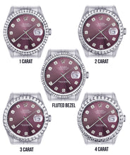 Womens Rolex Datejust Watch 16200 | 36Mm | Purple Dial | Jubilee Band