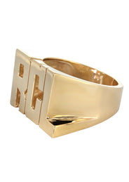 14K Gold Initials Name Ring | Style #60