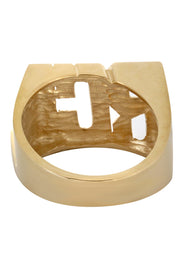 14K Gold Initials Name Ring | Style #60