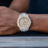 Rolex Datejust 41 MM | Diamond Baguette Iced Out | 40 Carats