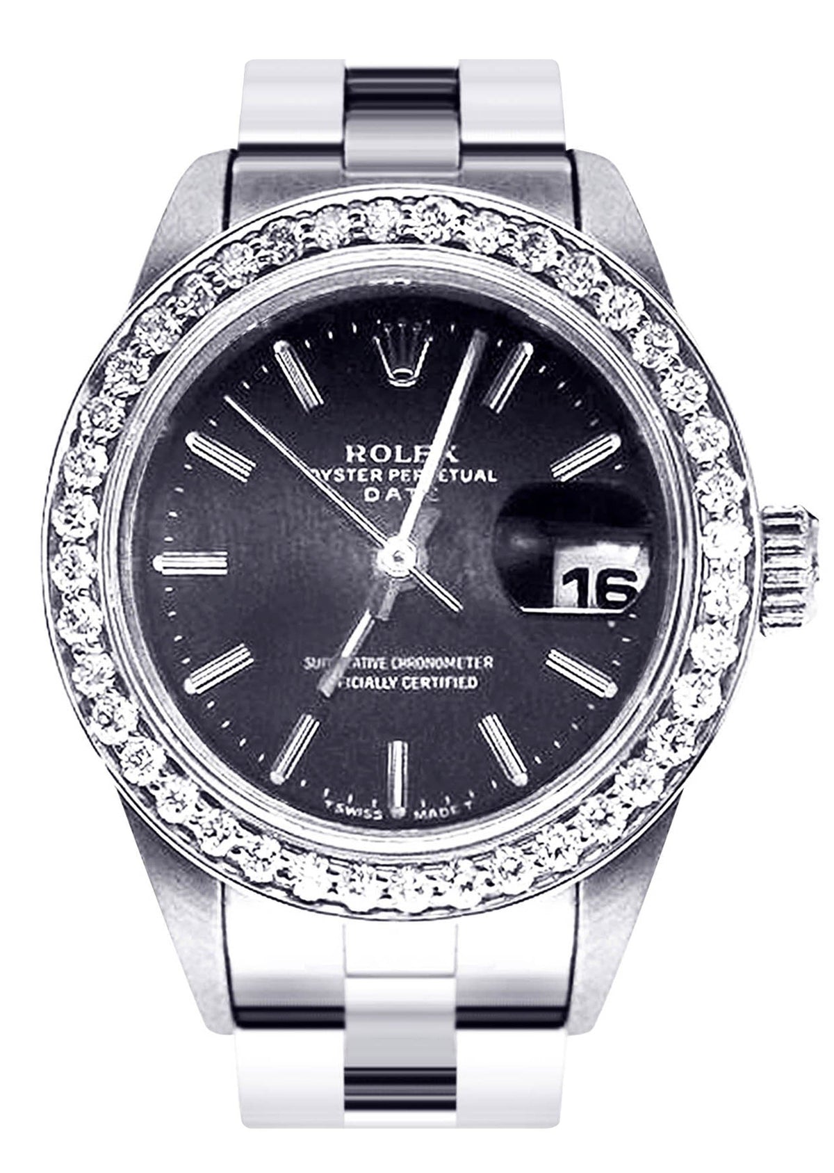 Rolex Date Watch For Women | Stainless Steel | 26 mm