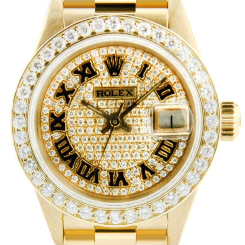 Rolex Datejust Watch For Women | Yellow Gold | 26 Mm