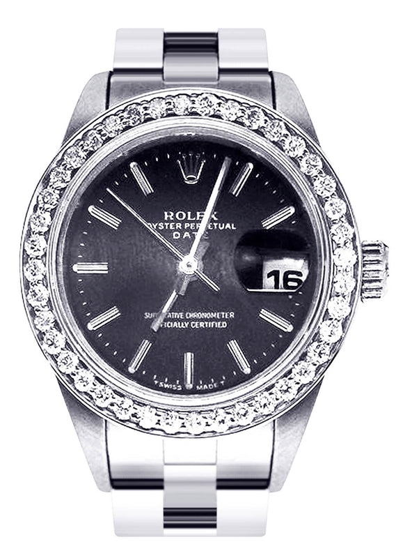 Rolex Date Watch For Women | Stainless Steel | 26 mm