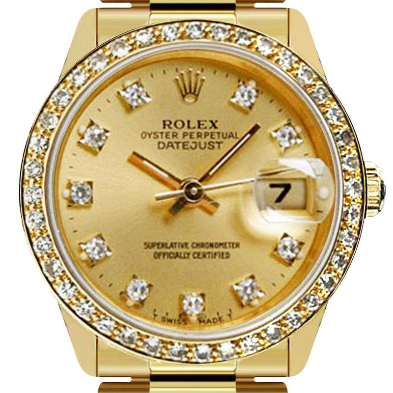 Rolex Datejust Watch For Women | Yellow Gold | 31 Mm