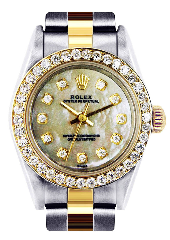 Rolex Oyster Perpetual Watch For Women | Two Tone | 26 Mm