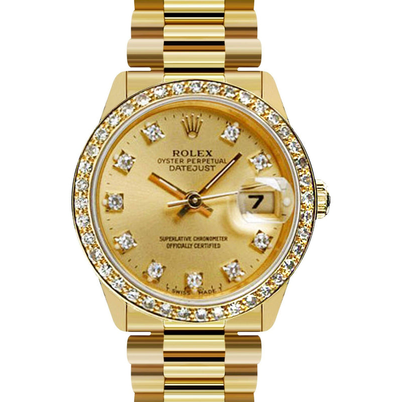 Rolex Datejust Watch For Women | Yellow Gold | 31 Mm