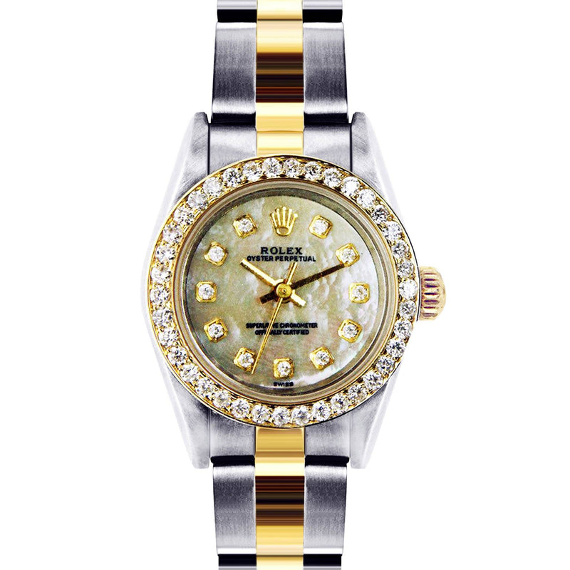 Rolex Oyster Perpetual Watch For Women | Two Tone | 26 Mm