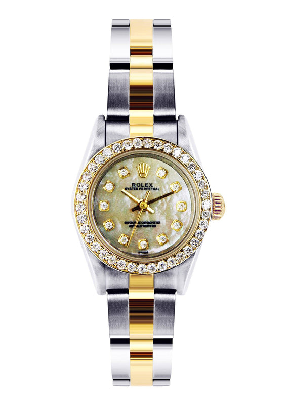 Rolex Oyster Perpetual Watch For Women | Two Tone | 26 Mm