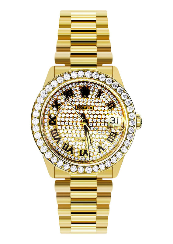Rolex Datejust Watch For Women | Yellow Gold | 31 Mm