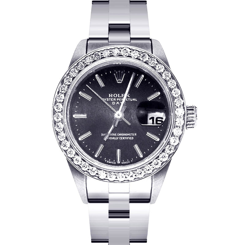 Rolex Date Watch For Women | Stainless Steel | 26 mm