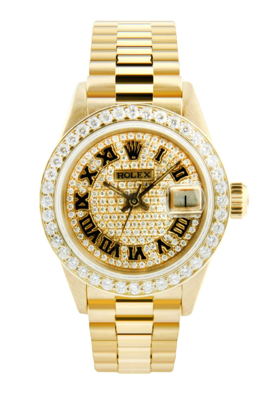 Rolex Datejust Watch For Women | Yellow Gold | 26 Mm