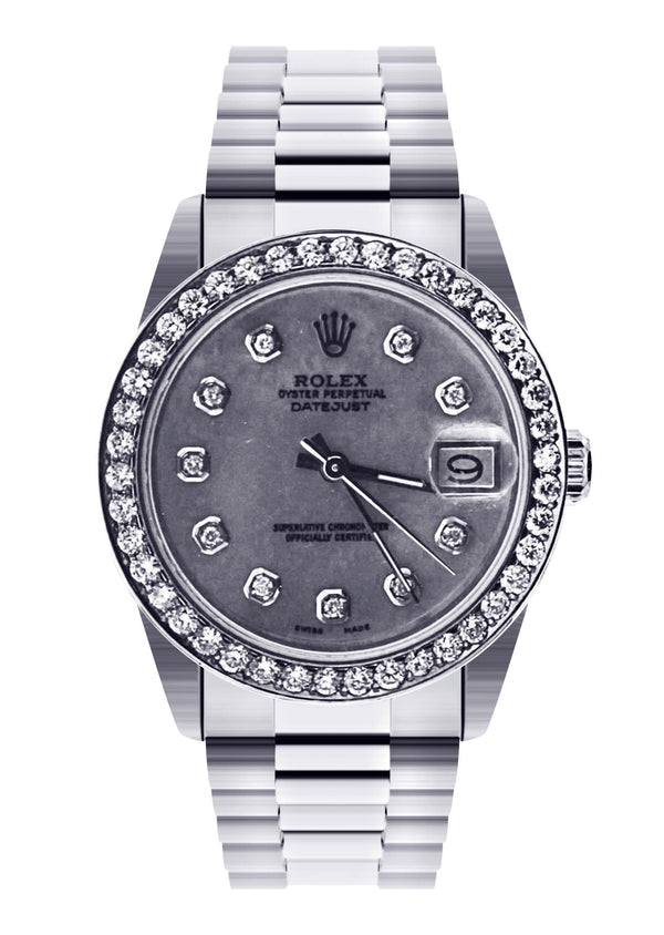 Rolex Datejust Presidential Watch For Women | 18K White Gold | 31 Mm