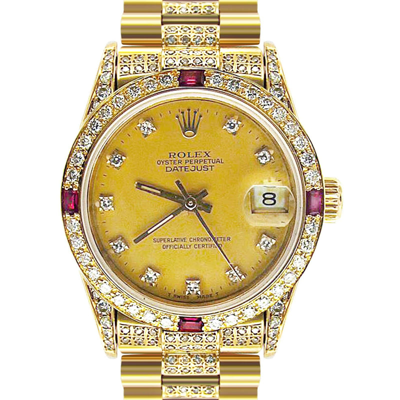 Rolex Datejust Watch For Women | Yellow Gold | 31 Mm