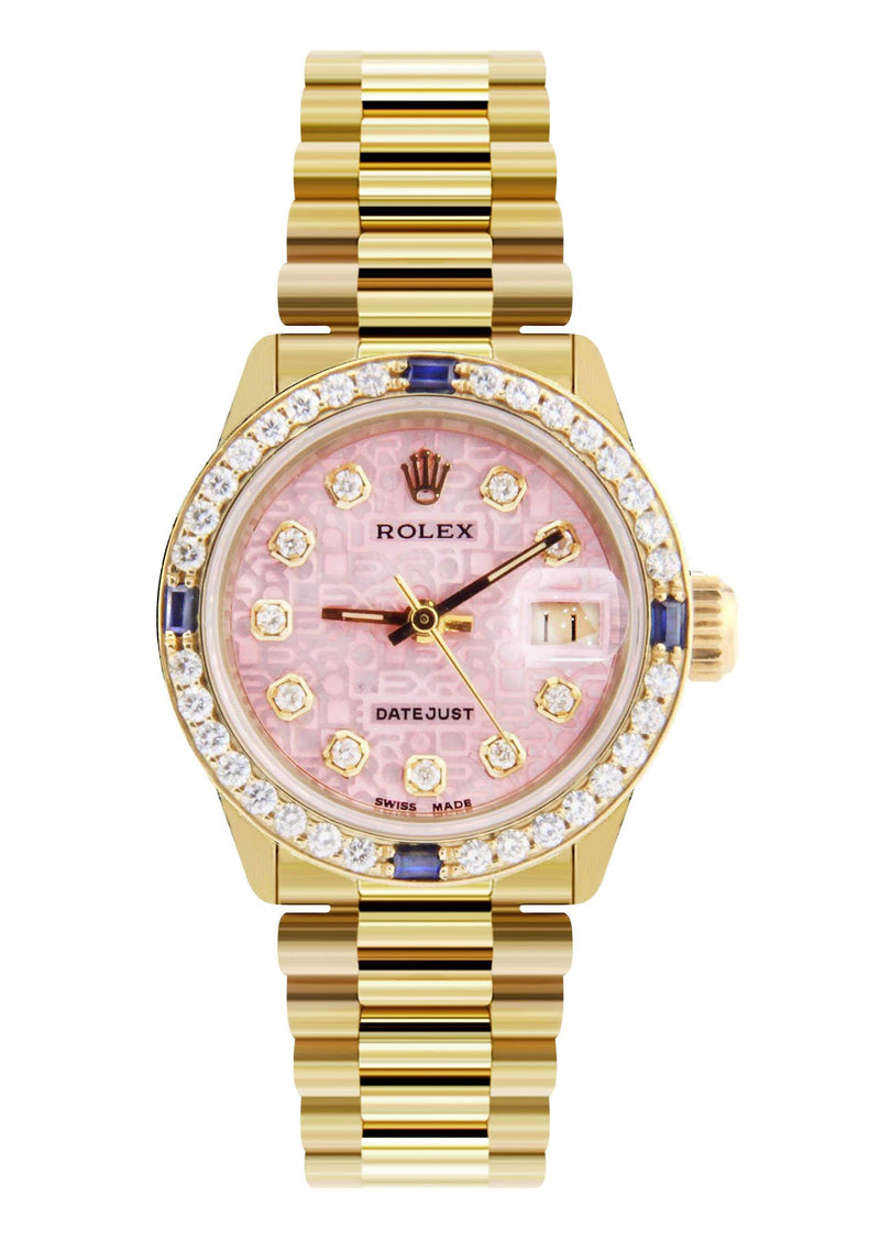 Rolex Datejust Watch For Women | Yellow Gold | 26 Mm
